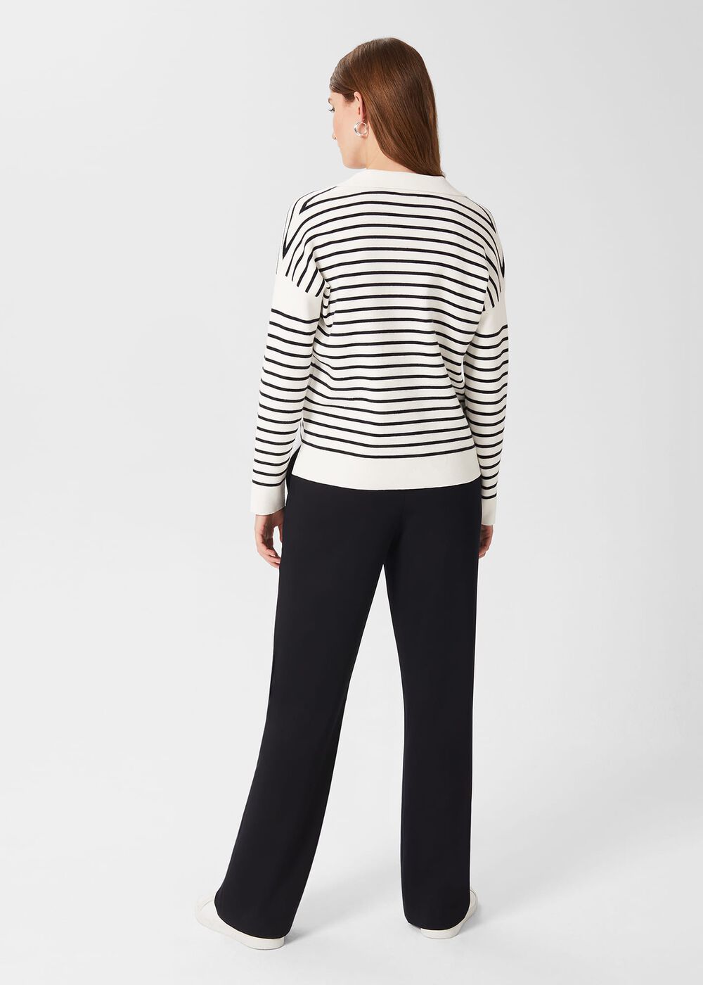 Zia Straight Trouser, Navy, hi-res