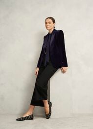 Gayle Jewelled Flats, Black, hi-res