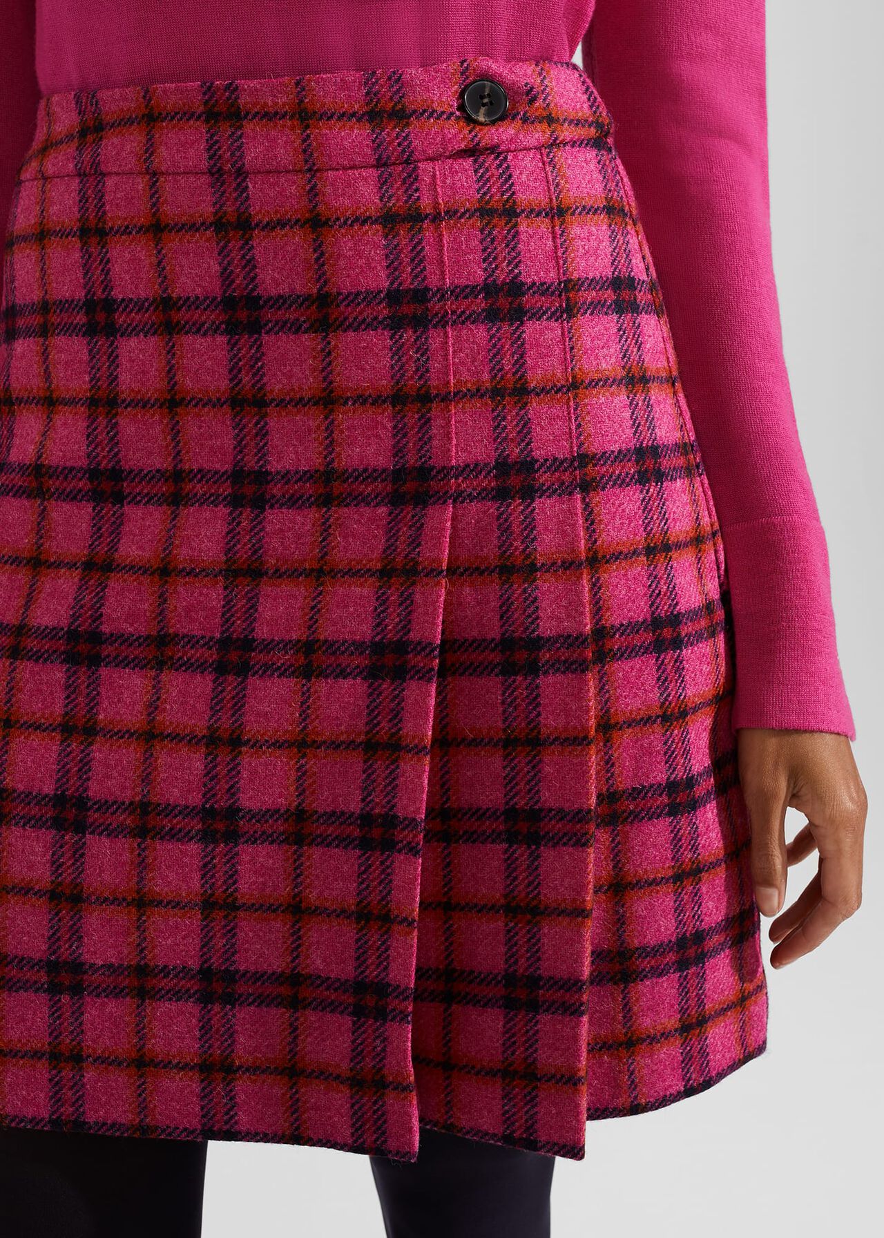 Leah Wool Skirt | Hobbs ROW