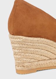 Anna Espadrille Court Shoes, Tan Brown, hi-res