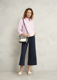 Light Pink Nita Linen Shirt, Wisteria Pink, hi-res