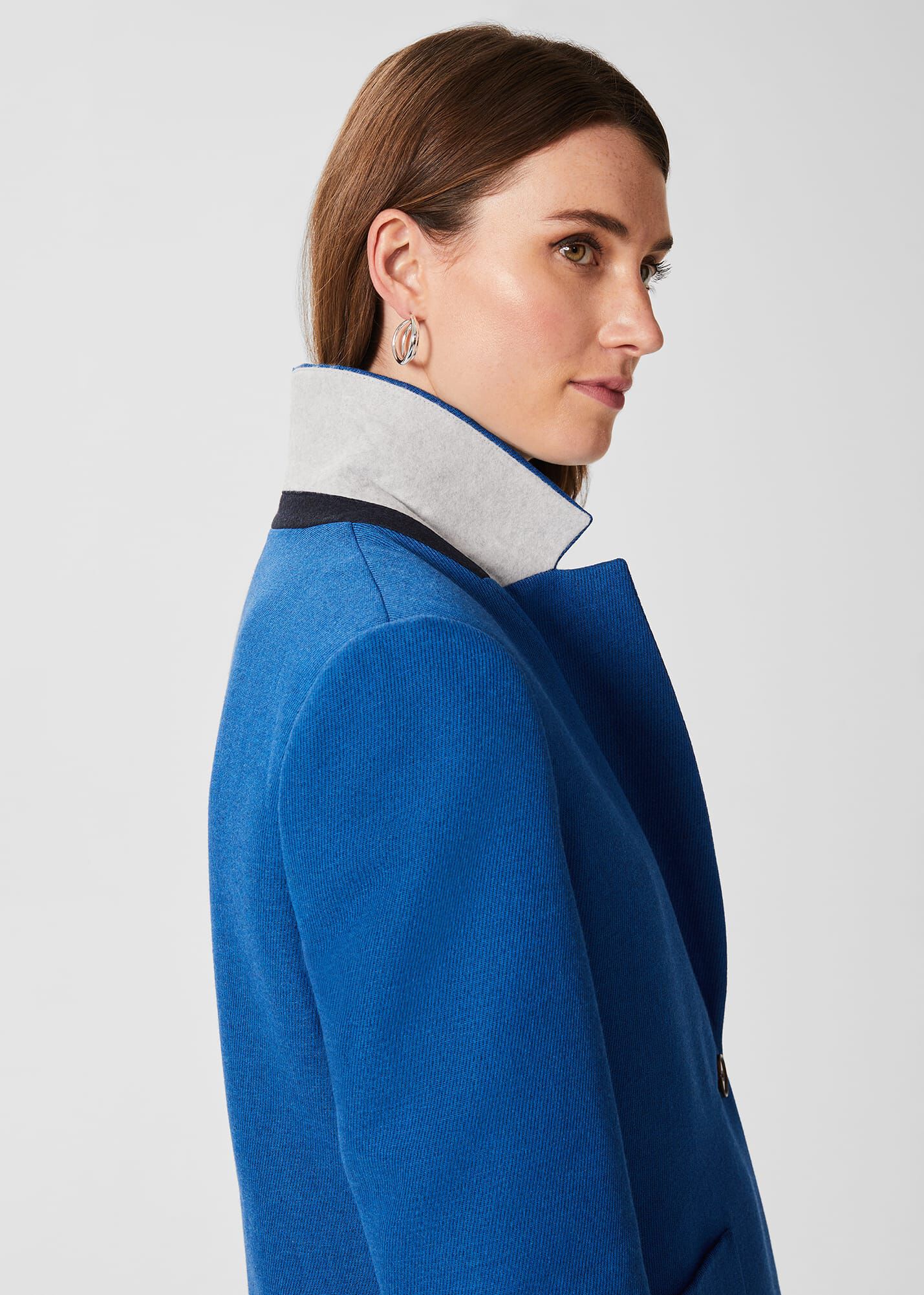 Hobbs marley cardigan top azure blue