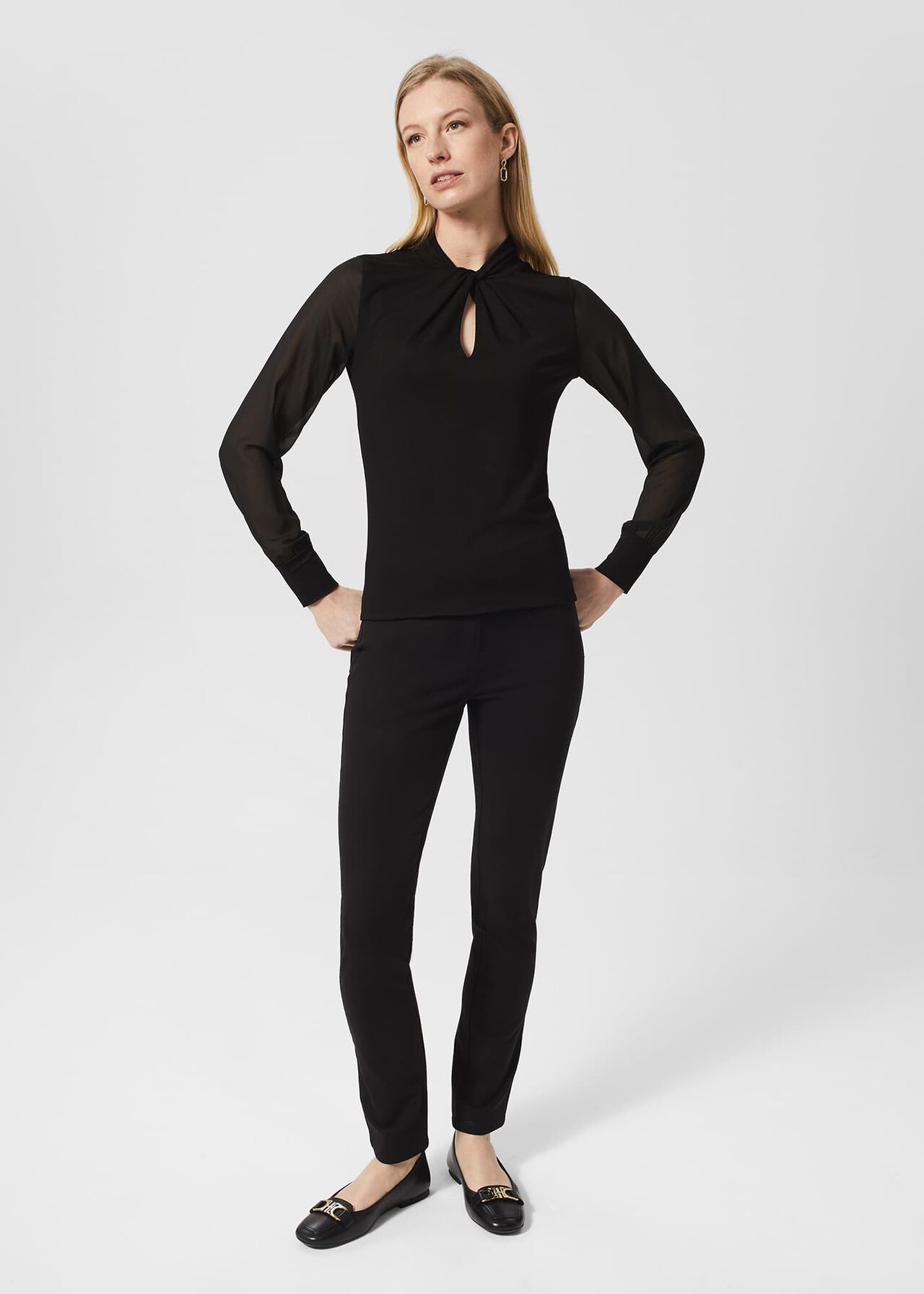 Margot Flats, Black, hi-res