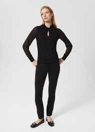 Margot Flat, Black, hi-res