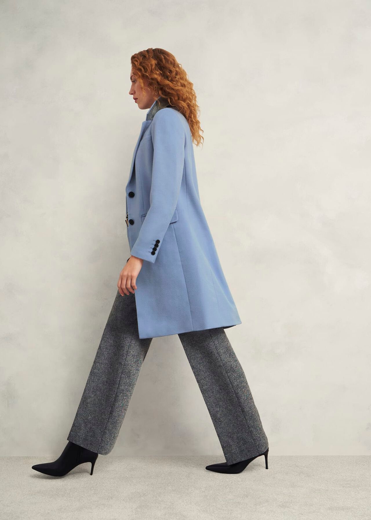 Cavendish Wool Coat, Pale Blue, hi-res