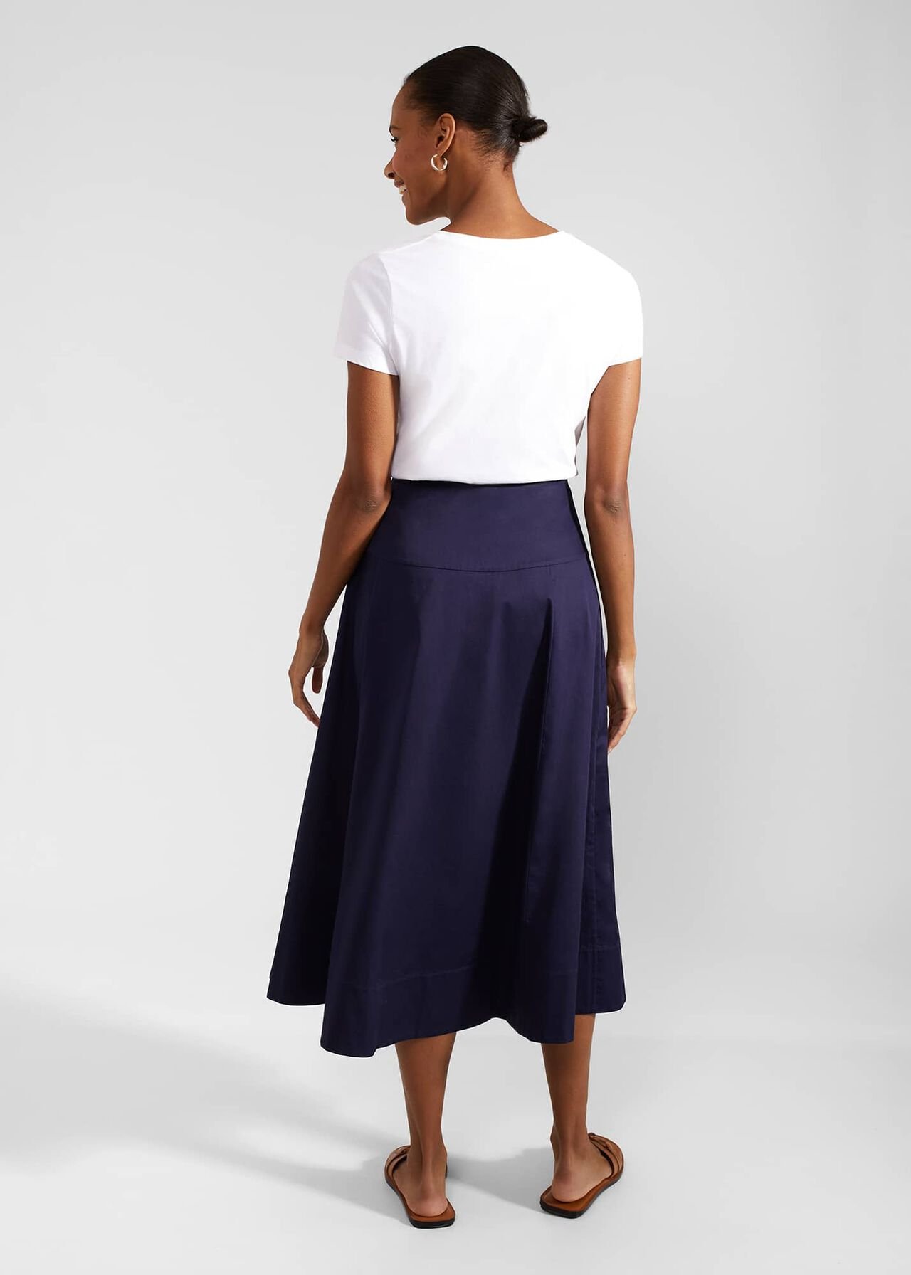 Cecelia Skirt, True Navy, hi-res