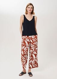 Lauren Printed Trousers, Brandysnap Ivry, hi-res