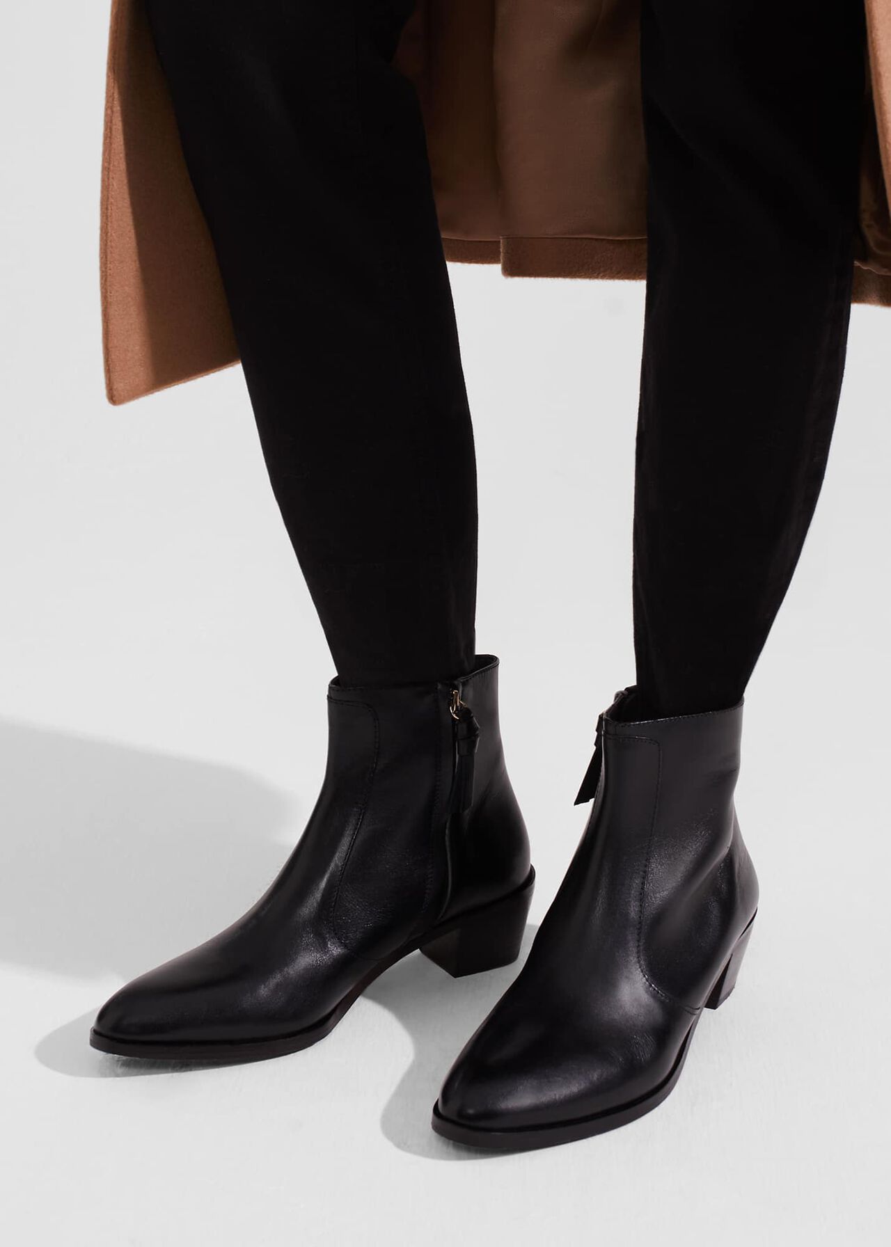 Shona Ankle Boots, Black, hi-res