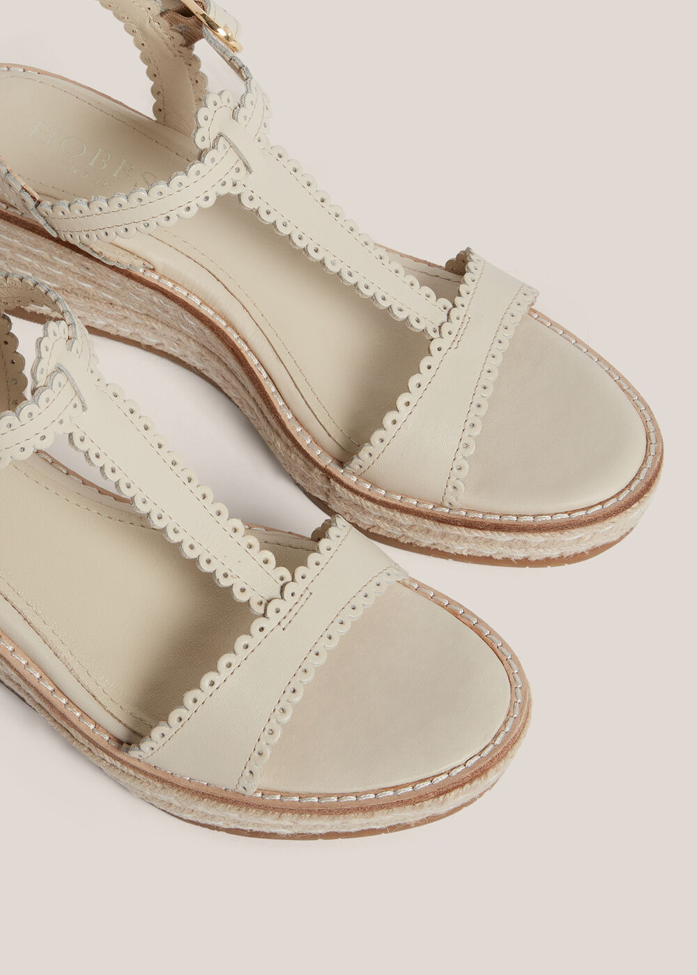 Alyssa Leather Espadrilles, Warm Ivory, hi-res