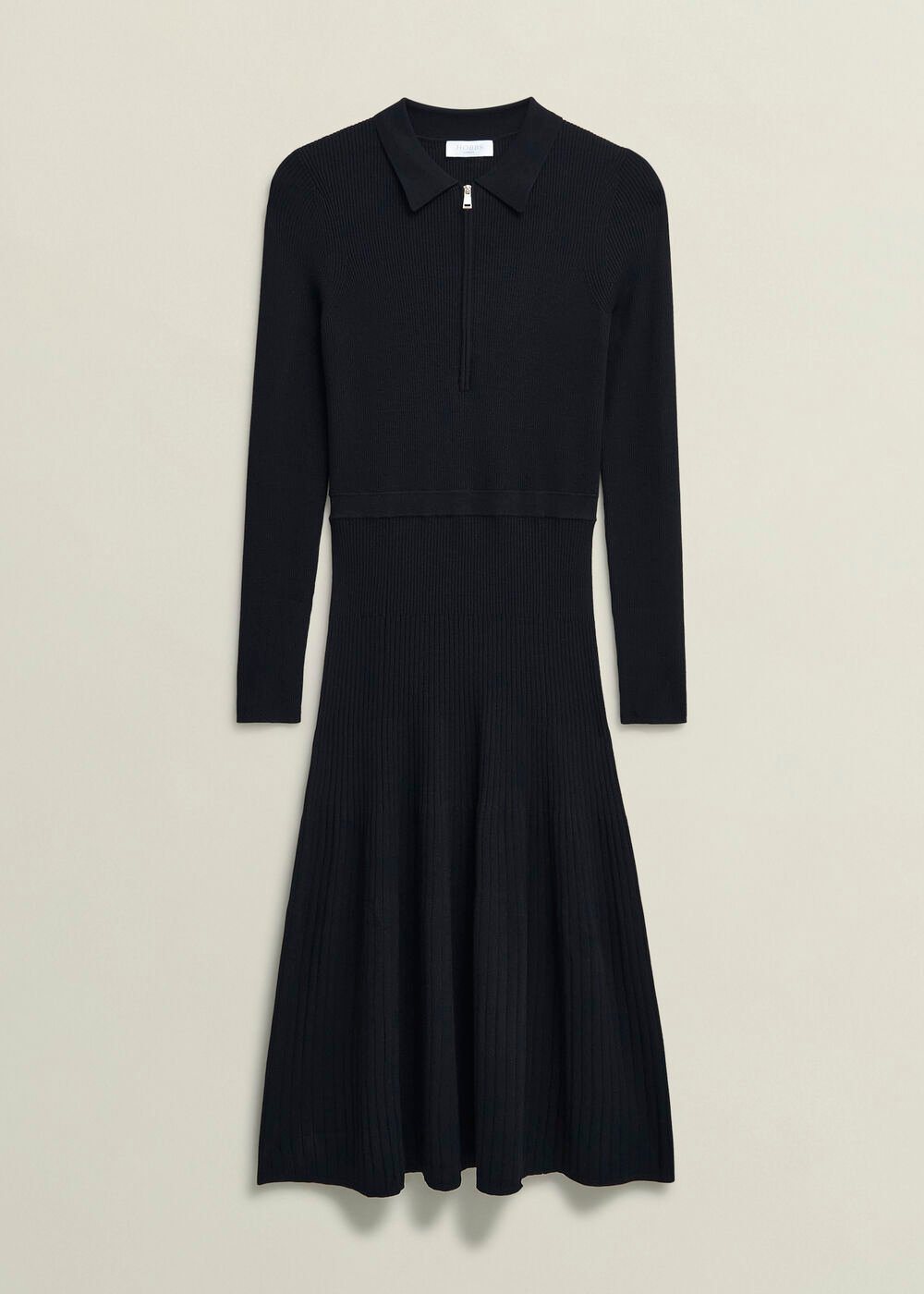 Marta Knitted Dress, Black, hi-res