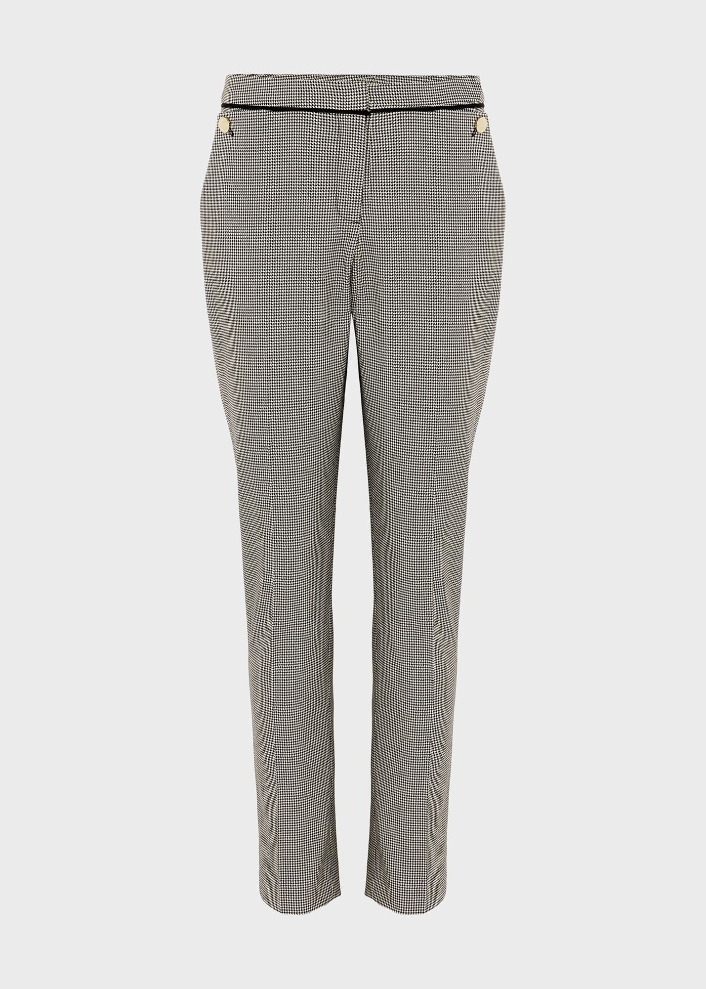 Houndstooth stretch pants Clearance