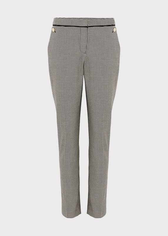 Sienna Houndstooth Slim trousers With Stretch