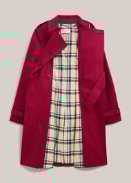 Petite Skylar Shower Resistant Trench Coat, Beetroot Pink, hi-res