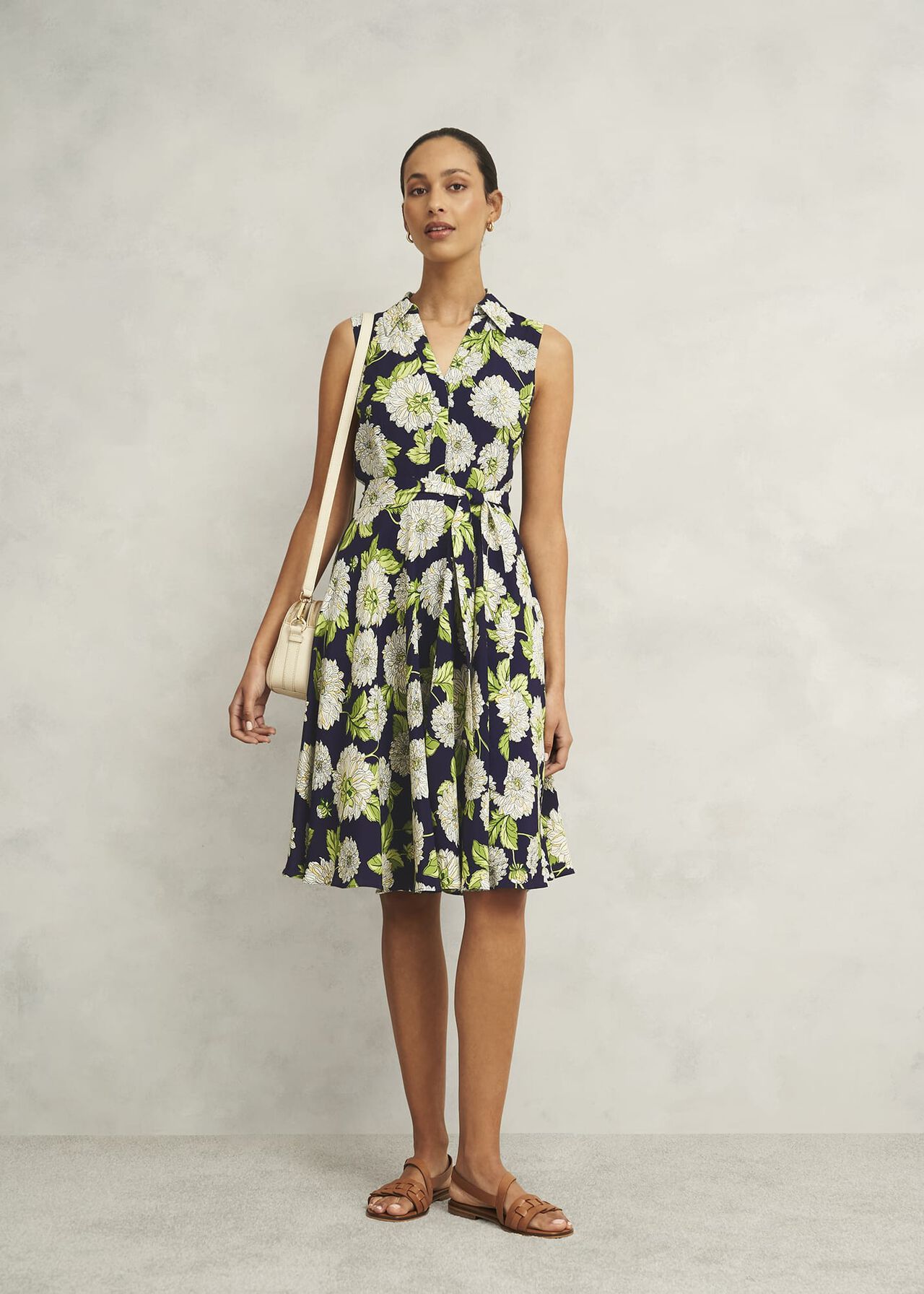 Petite Bea Dress, Navy Multi, hi-res