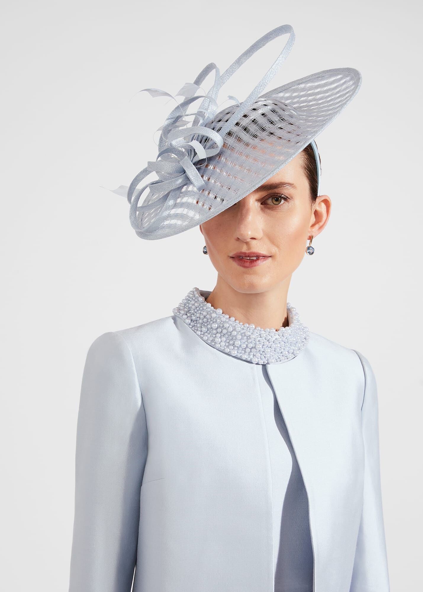 thumbnail image 2 of Heather Ribbon Flower Fascinator - Allure Online Shop 2 of 13