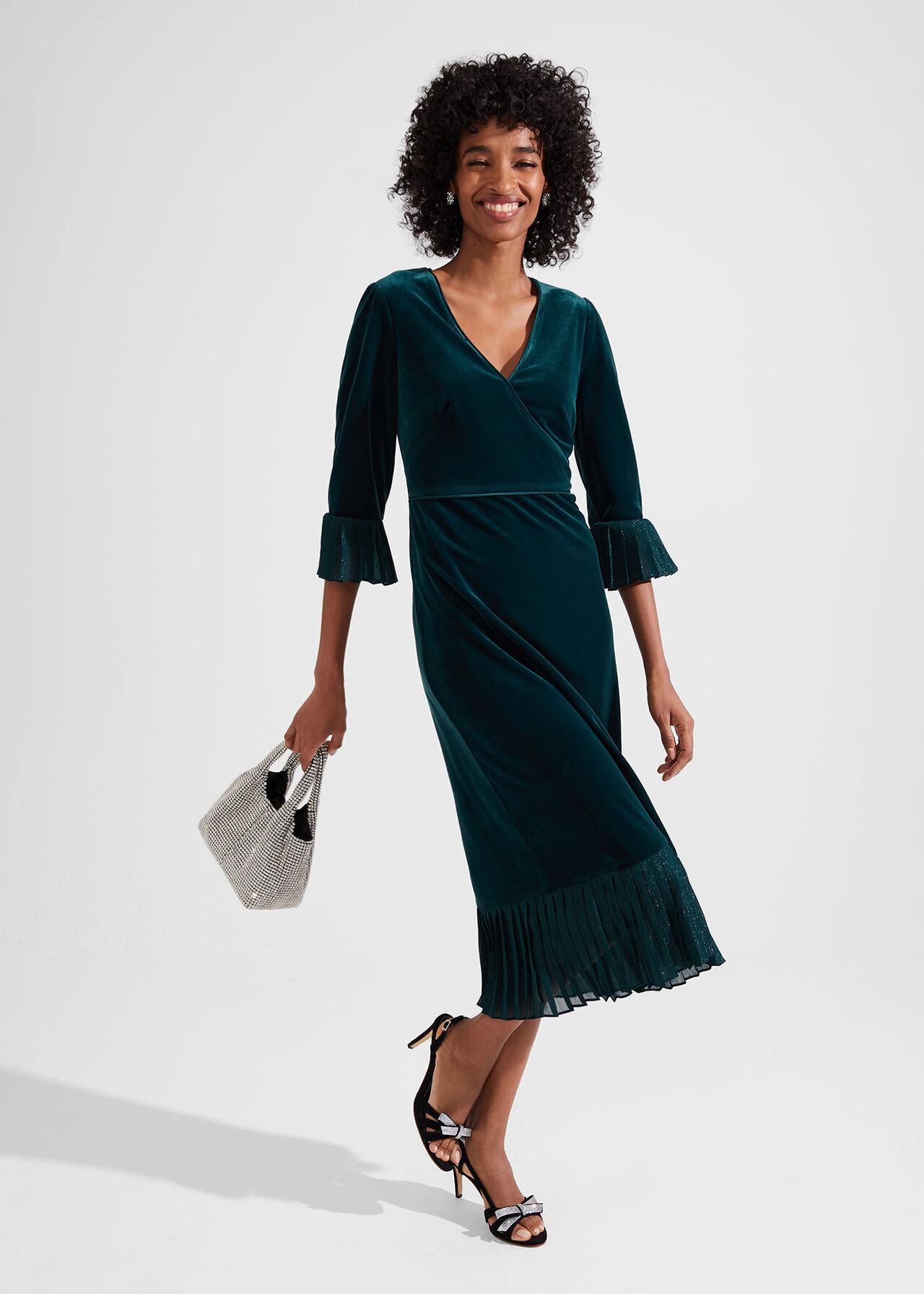 Petite Melodie Dress, Evergreen, hi-res