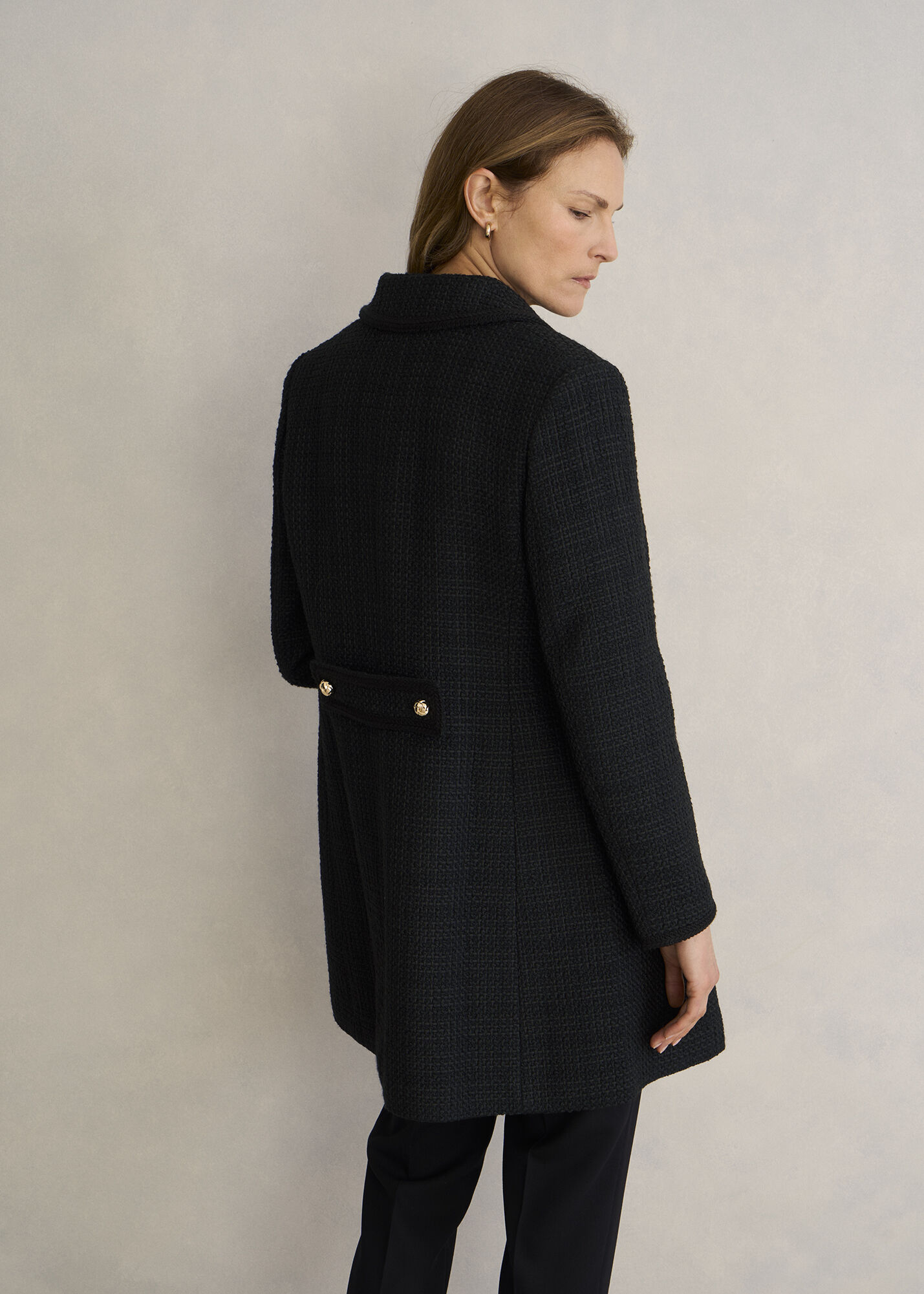 Evangeline Tweed Coat | Hobbs UK |