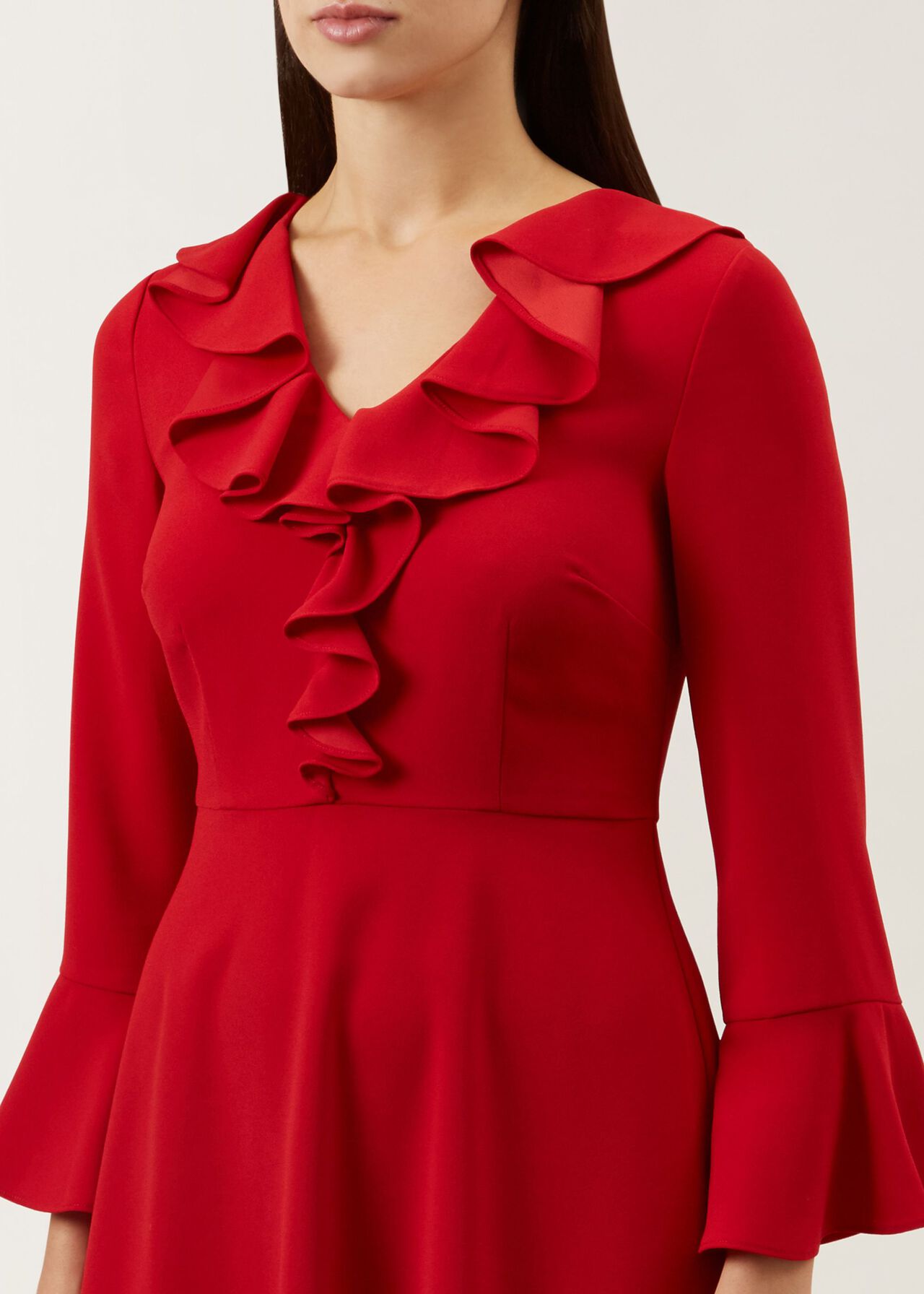 Leela Dress, Red, hi-res