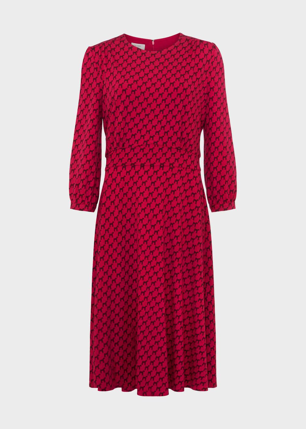 Indi Jersey Dress, Light Berry Red, hi-res