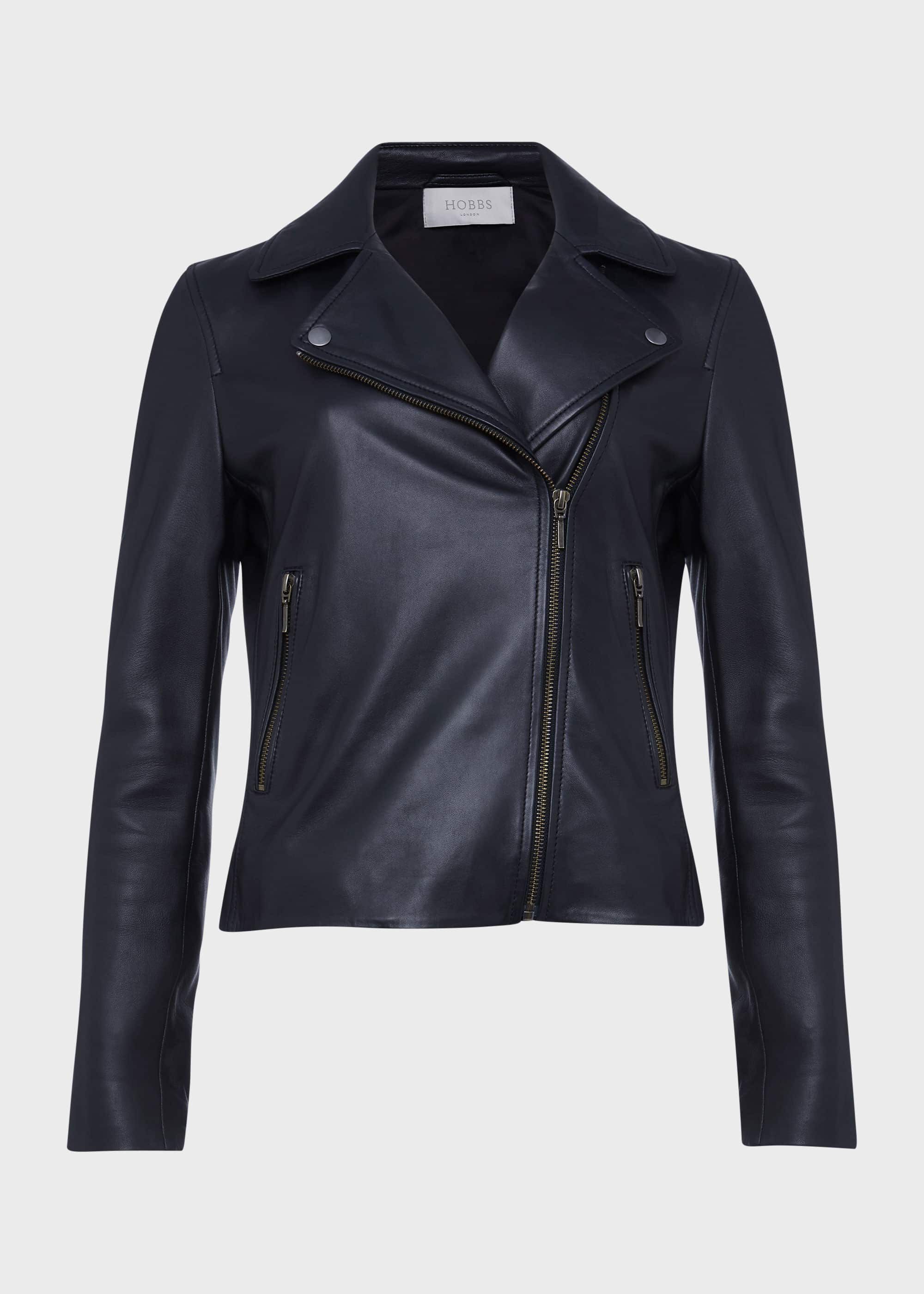 Hobbs tania leather jacket Clearance