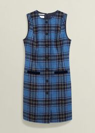 Joella Wool Dress, Blue Multi, hi-res
