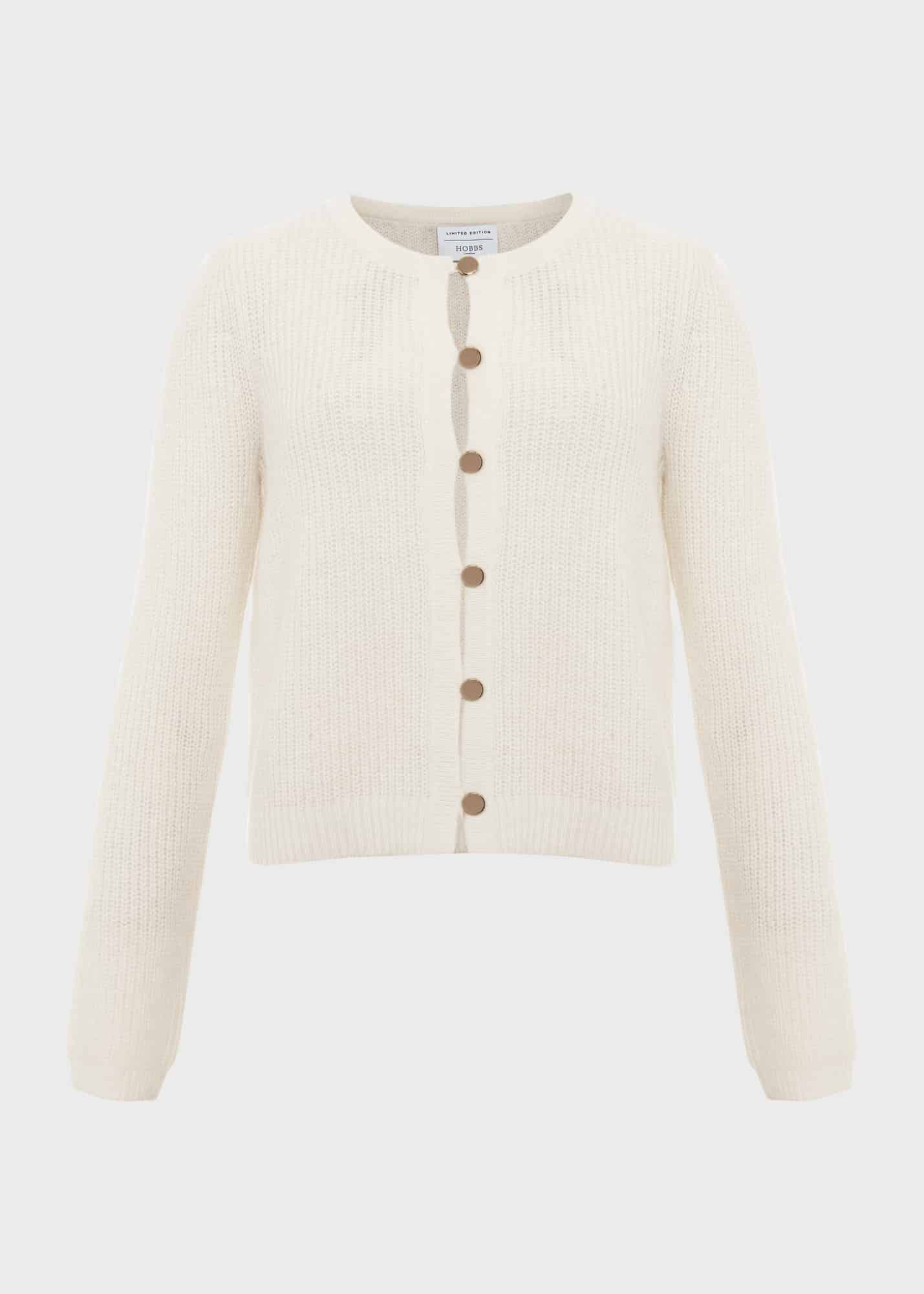 エンフォルド BIG-BUTTON SHORT-CARDIGAN レッド (ENFOLD