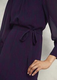 Frances Dress, Plum Multi, hi-res