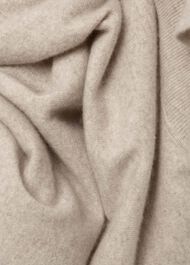Dahlia Cashmere Sweater, Oatmeal, hi-res