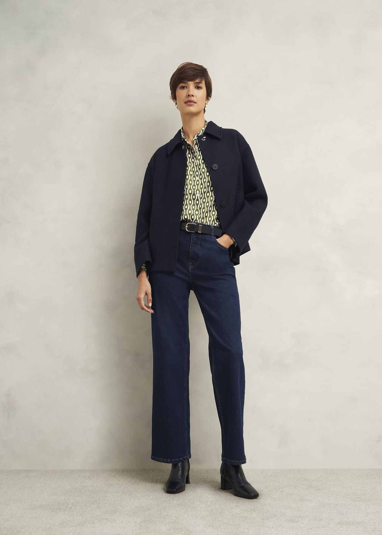 Tallie Shirt, Ivory Green, hi-res