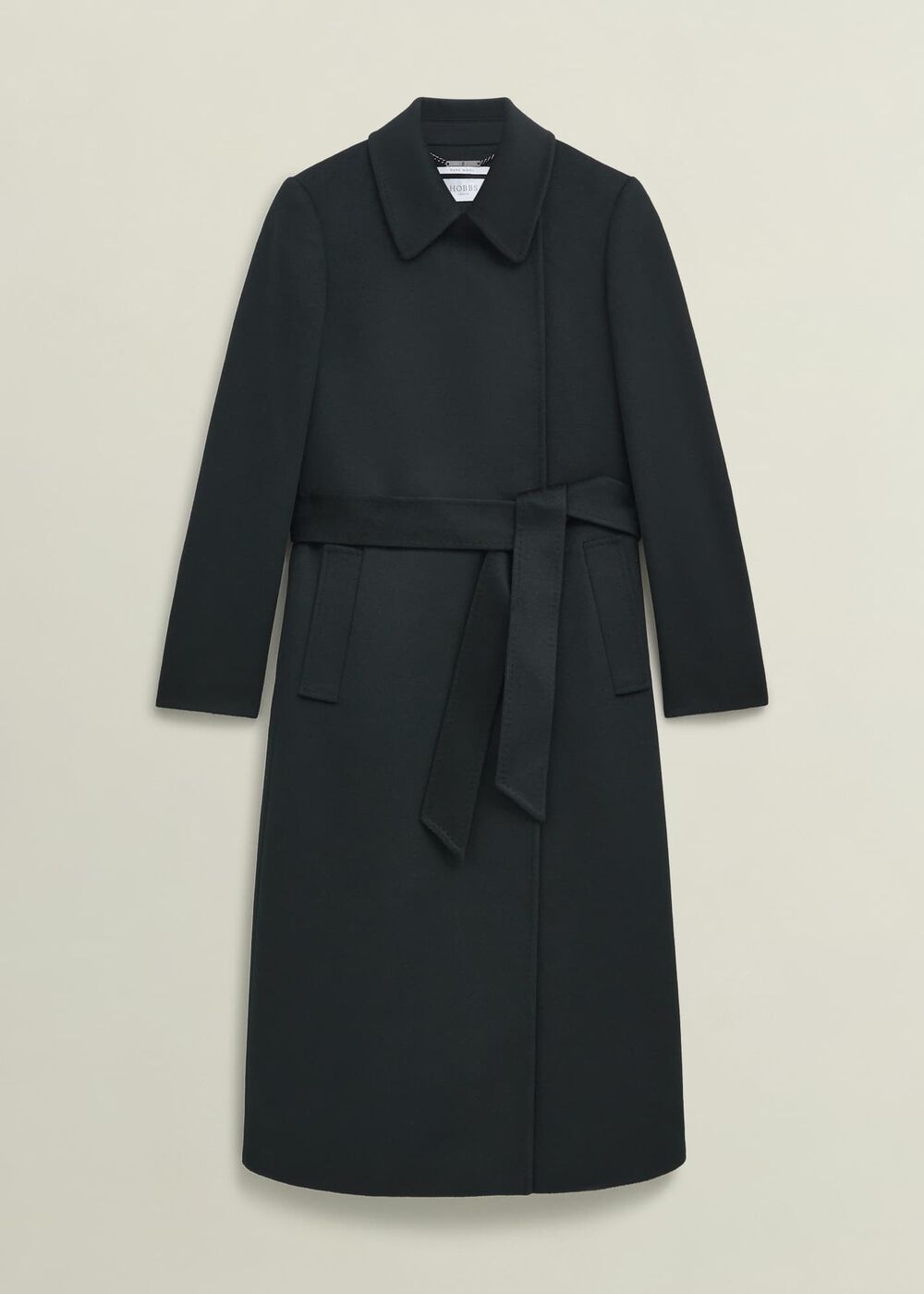 Livia Wool Coat, Dark Green, hi-res