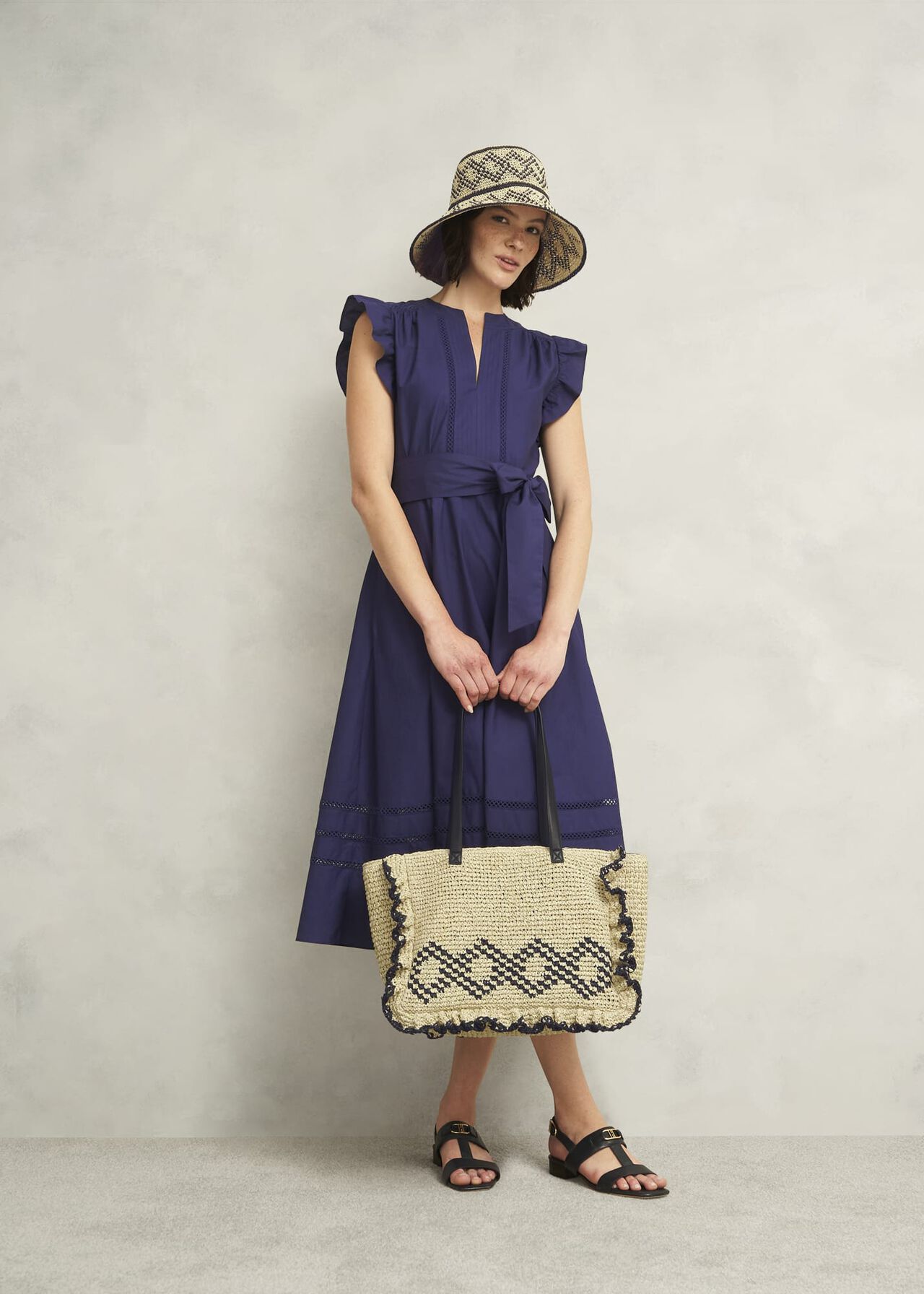 Romy Ruffle Bag, Natural Black, hi-res