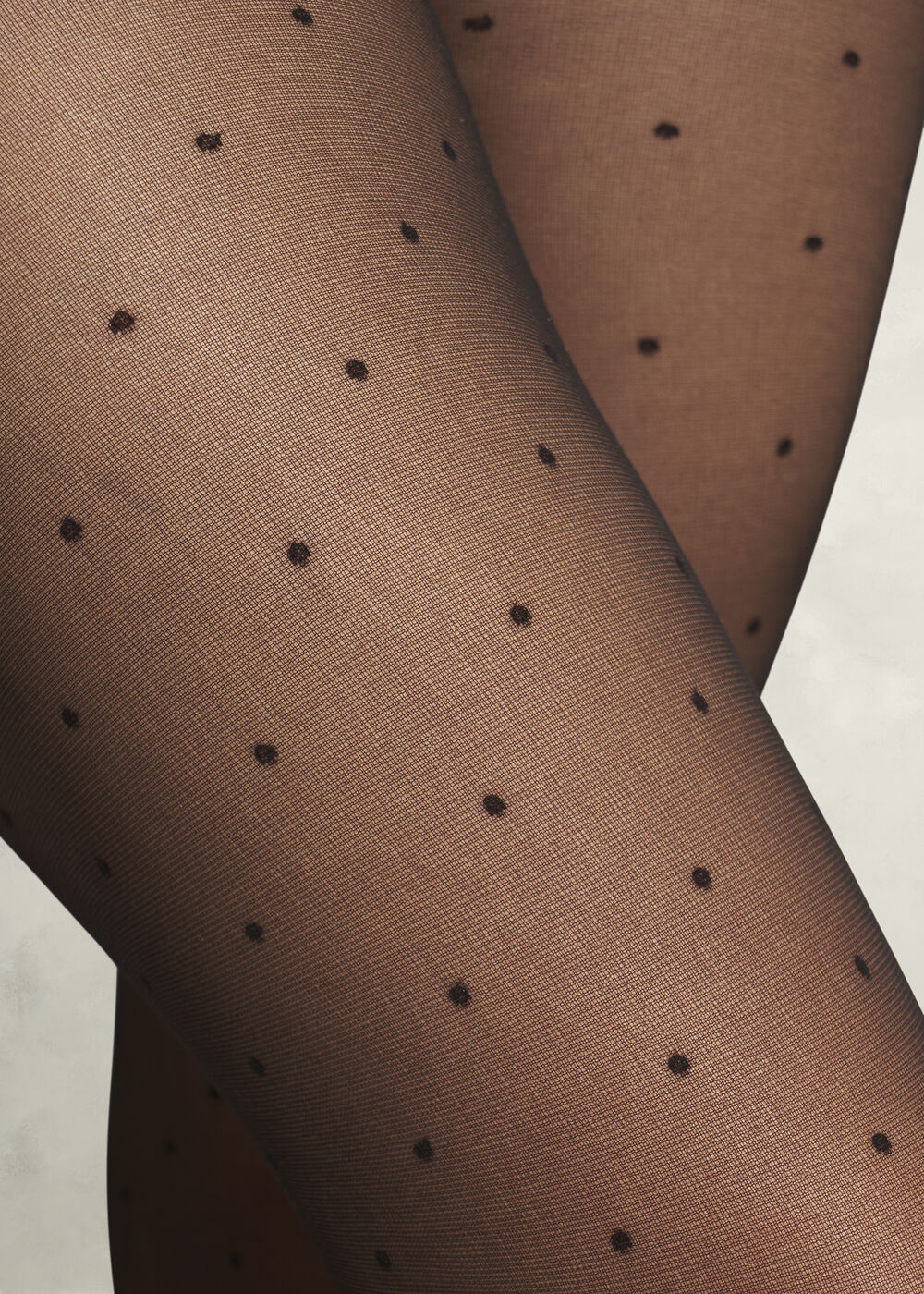 Polka Dot Tights, Black, hi-res