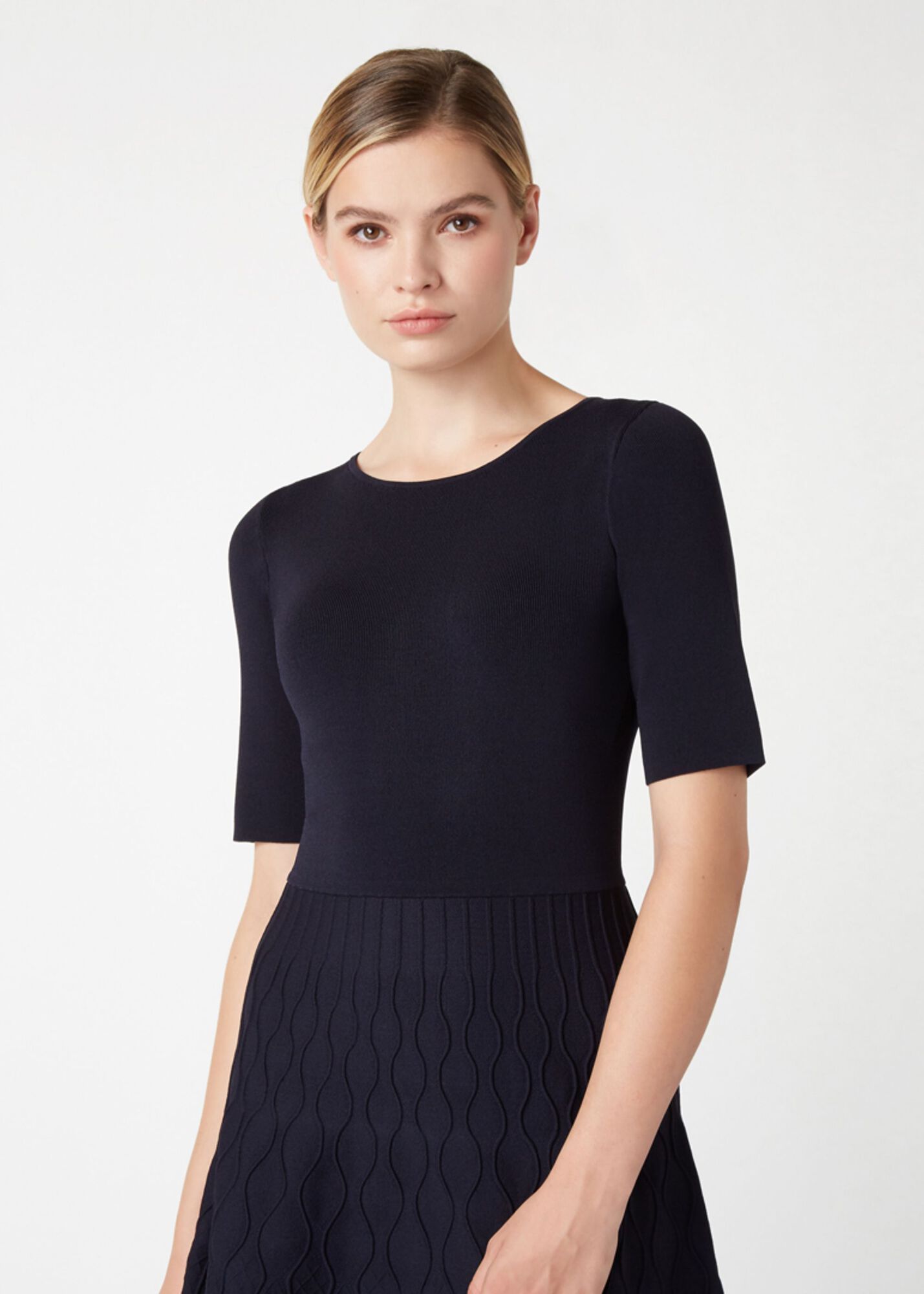 hobbs ellen knitted dress