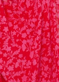 Essie Floral Blouse, Red Pink, hi-res