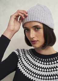 Steph Wool Hat, Pale Grey, hi-res
