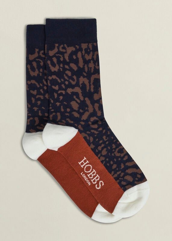 Leopard Single Socks