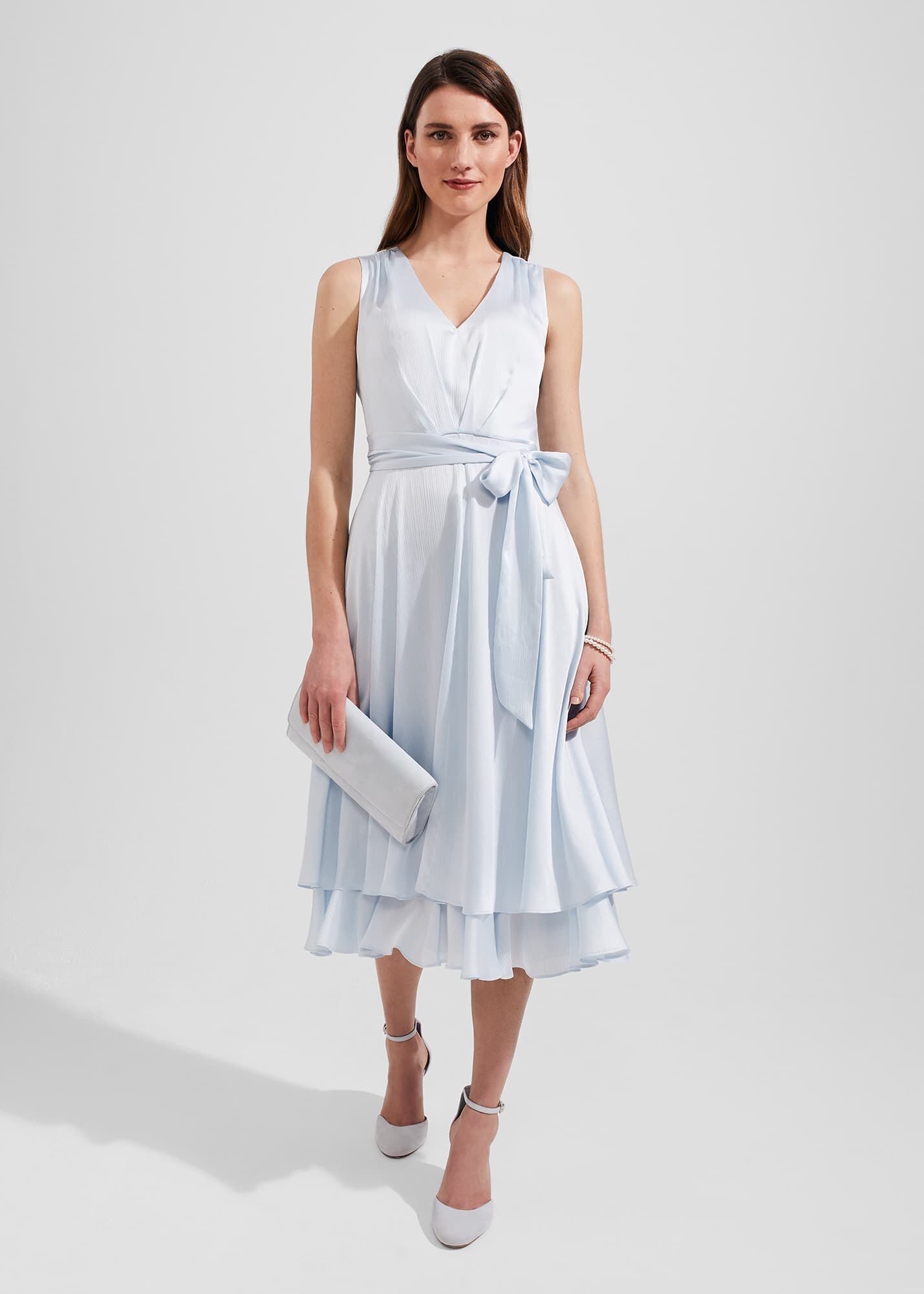 Hobbs pale blue dress shop