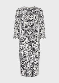 Aleena Shift Dress, Navy Ivory, hi-res