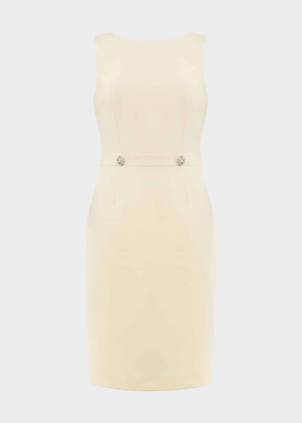 Henrietta Shift Dress, Pale Yellow, hi-res