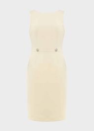 Henrietta Shift Dress, Pale Yellow, hi-res