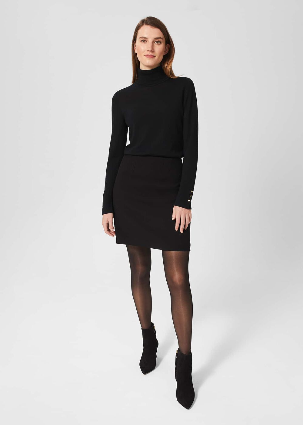 Mia Aline Skirt, Black, hi-res