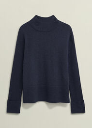 Gaskell Jumper, Navy Marl, hi-res