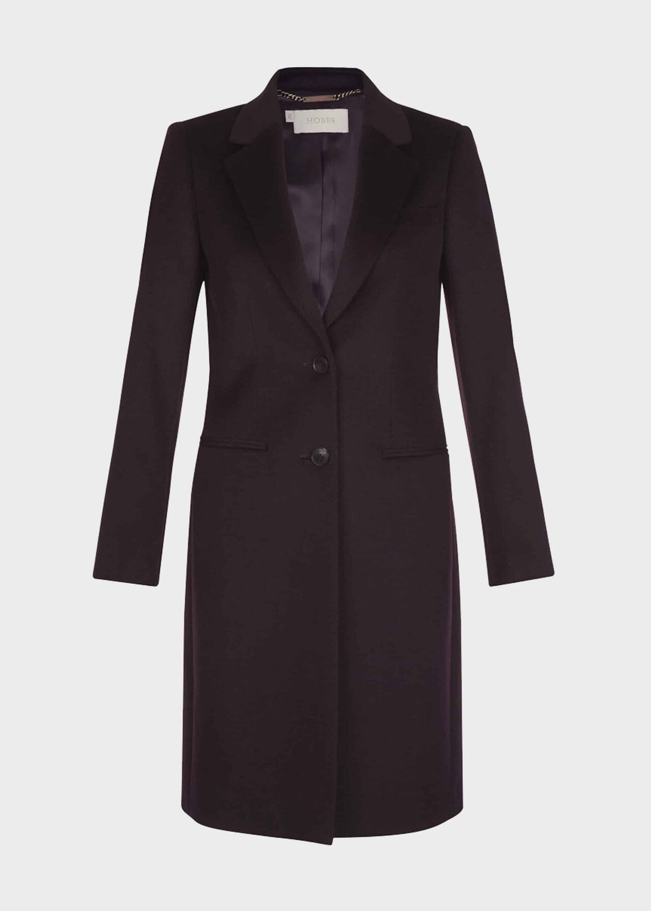 Petite Tilda Wool Coat Bitter Choc