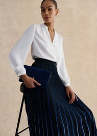 Vida Skirt, Navy Blue, hi-res