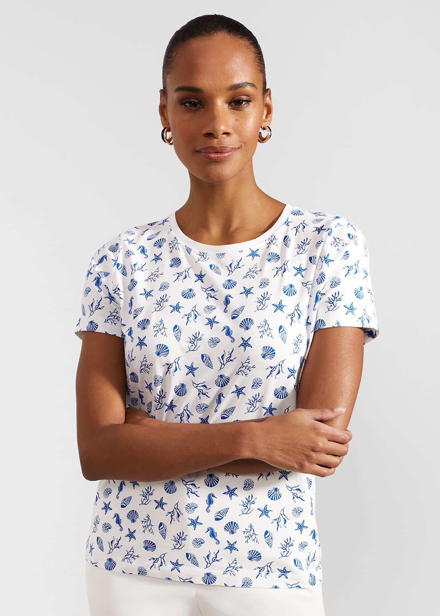 Pixie Printed T-Shirt | Hobbs UK |