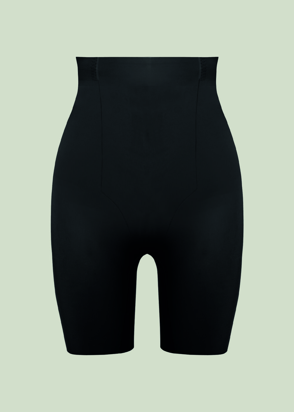 Moderate Control High Waist Long Leg Shaper , Black, hi-res