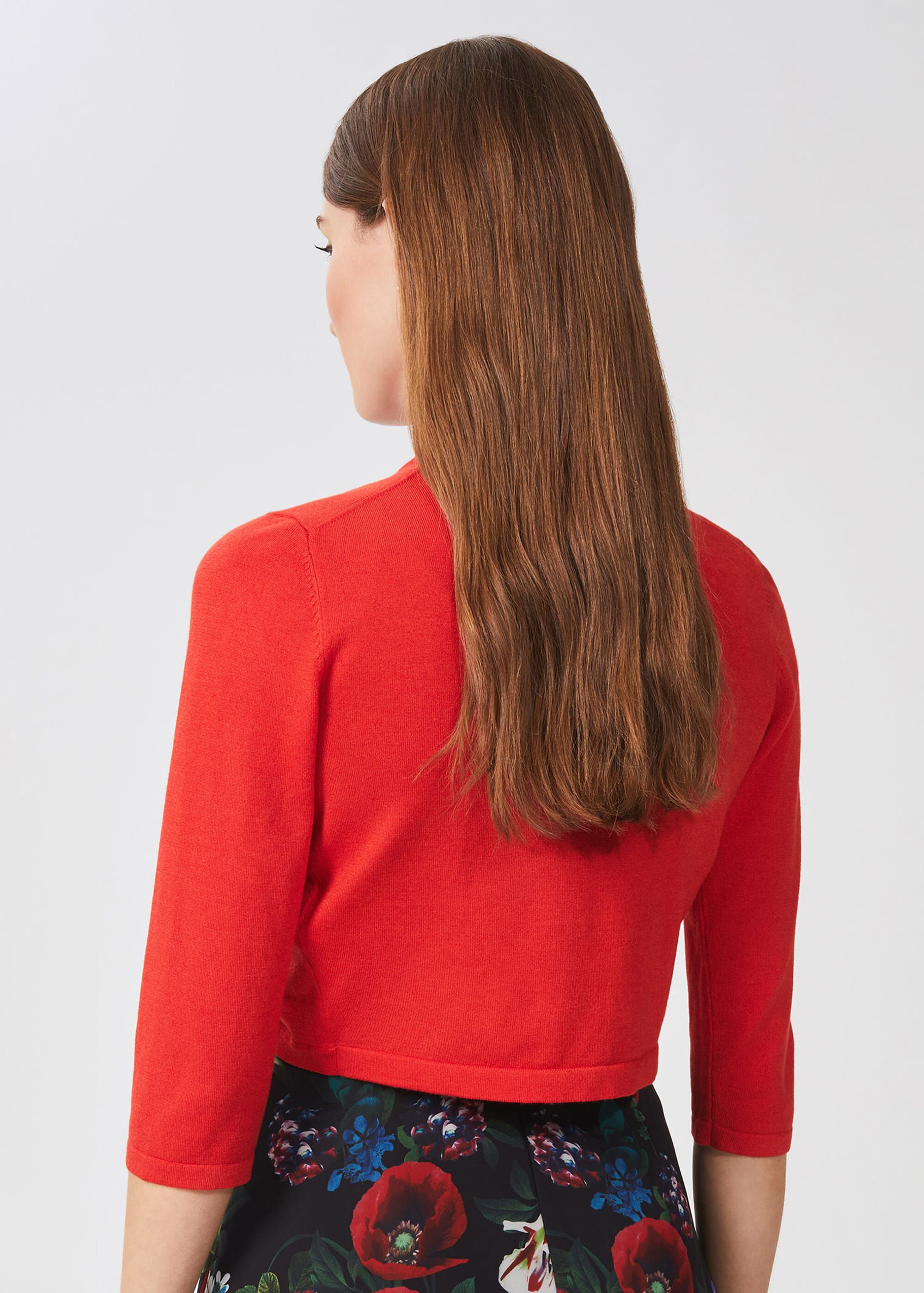 Red bolero deals cardigan