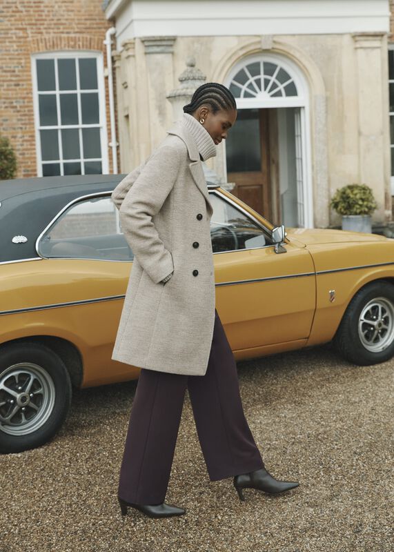 Janetta Wool Blend Coat