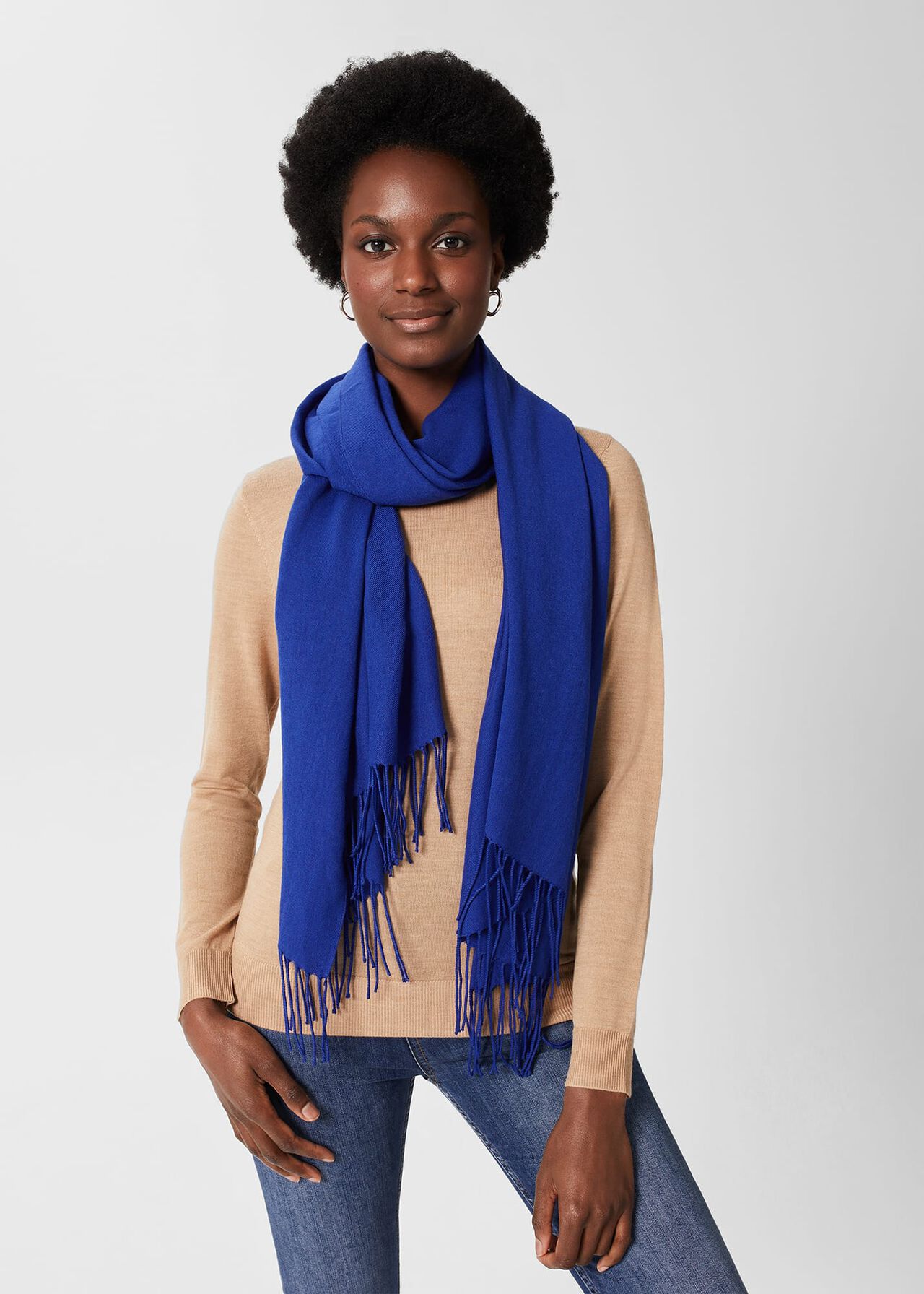 Matilda Scarf, Light Cobalt, hi-res