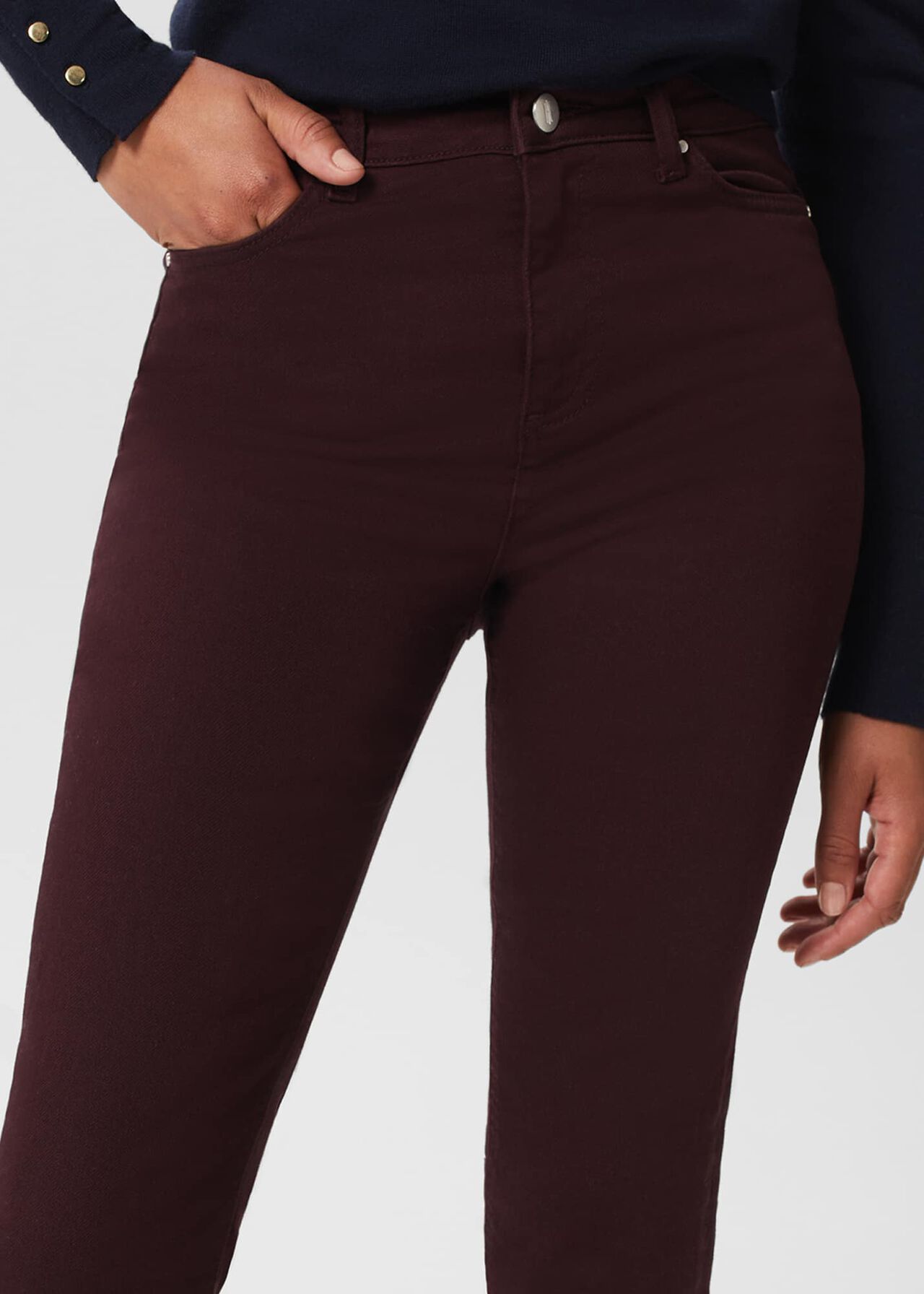 Gia Sculpting Jeans, Aubergine, hi-res